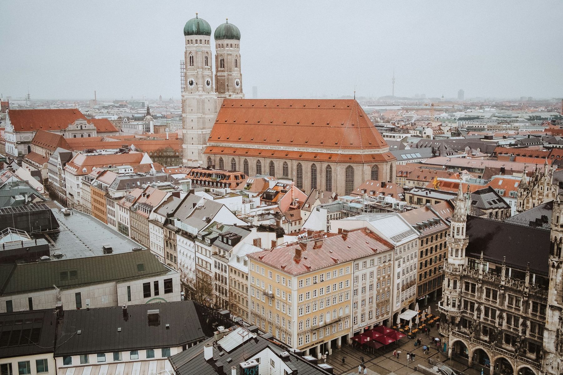 Münchner Altstadt mit Frauenkirche